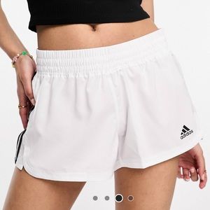 Unlined Adidas running shorts - training pacer 3 inch- size S
